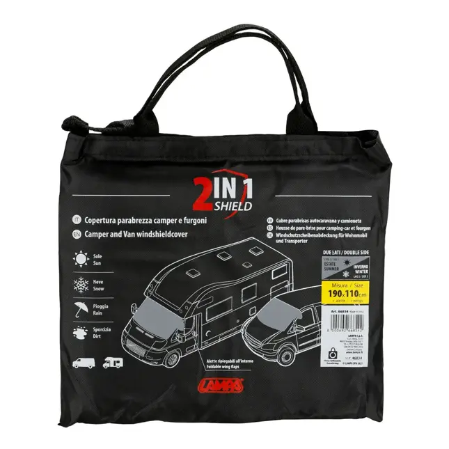 Zonnescherm voor campers/bussen 190x110 cm