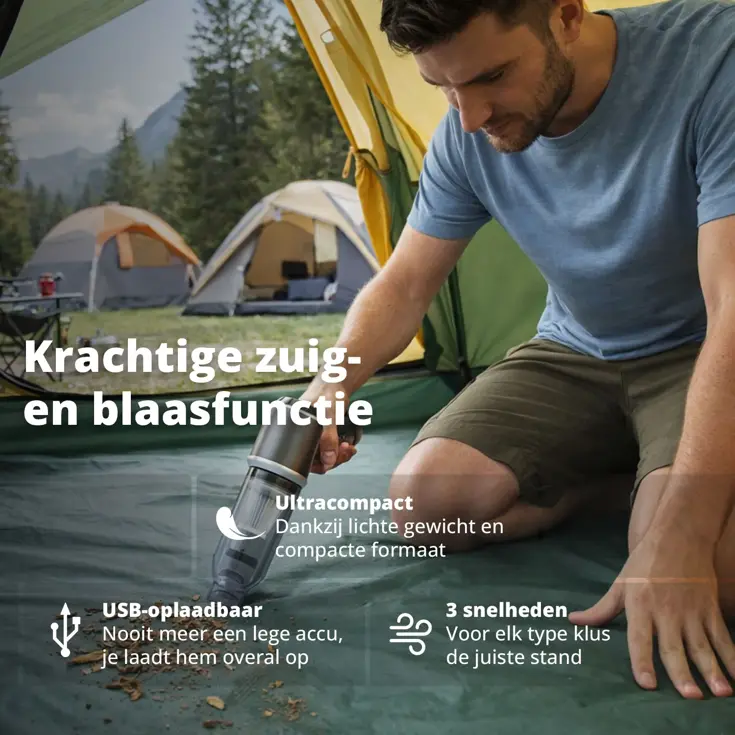 Draadloze Kruimeldief/Stofzuiger V3