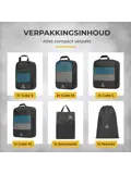 Packing Cubes Set met Compressie - 7 Delig