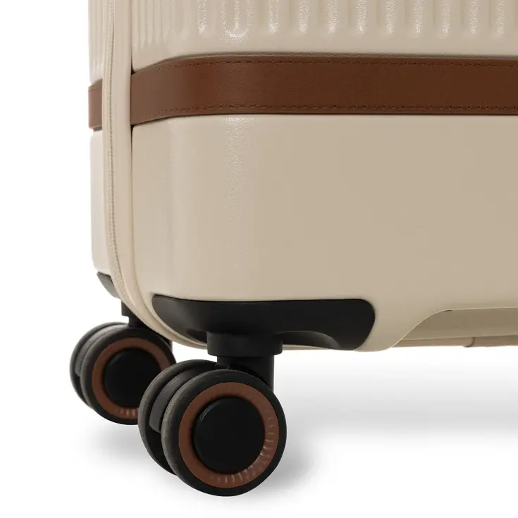 Zuna - Handbagagekoffer - Leren handvatten - 55cm