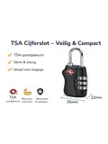 2x TSA Cijferslot voor Koffer - Veilig Reisslot