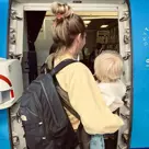 Wildride Kinderdrager  Ribfluweel