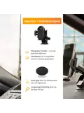 Telefoonhouders Auto Zuignap + Dashboardpad