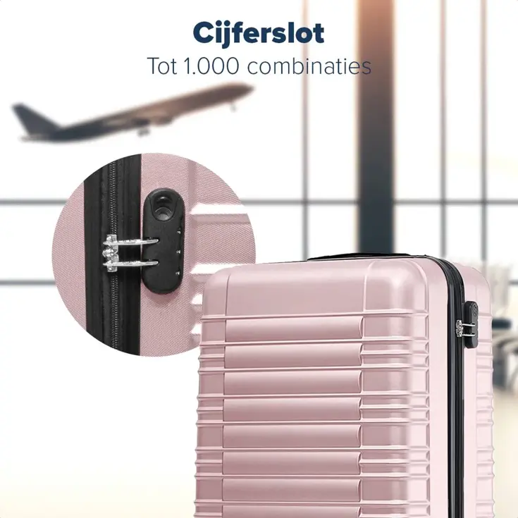 Handbagage Koffer – 38L – Roségoud