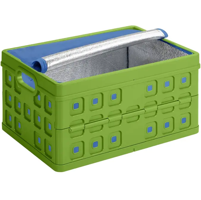 Square - Vouwkrat met koeltas - 32L - groen