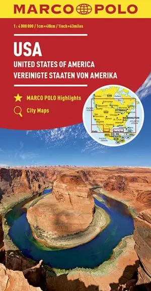 Marco Polo wegenkaart USA