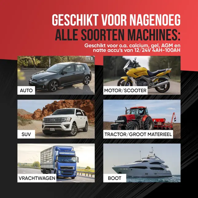 Strex Acculader 12/24V - 4/6/8A