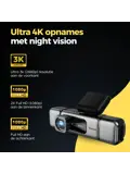 G980H 4CH 4K Wifi GPS 128gb 360 graden dashcam