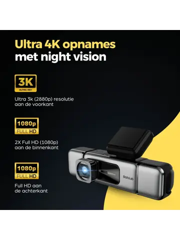 G980H 4CH 4K Wifi GPS 128gb 360 graden dashcam