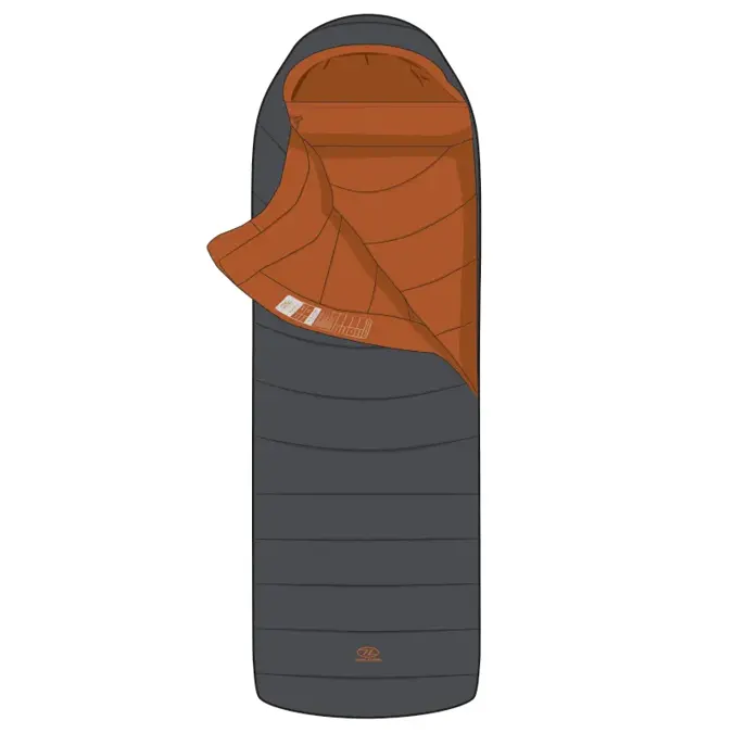 Highlander mummyslaapzak Rayet Hybrid 450E