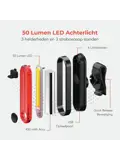 Fietsverlichting set – Zwart