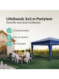 Partytent – 3x3 m