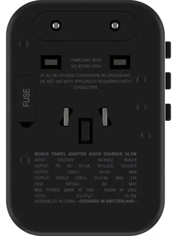 Rolling Square - Universele Wereldstekker