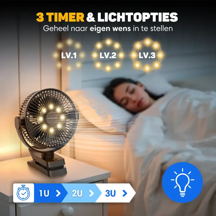 Ventilator MAX - Oplaadbaar & Draadloos Ultra Stil