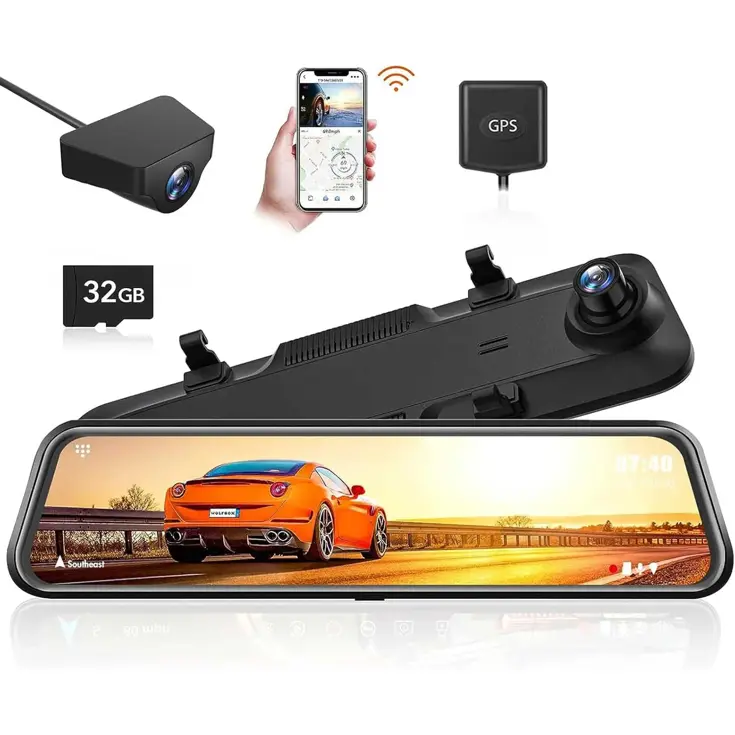 G840H 2K Wifi GPS 32gb Mirror dashcam