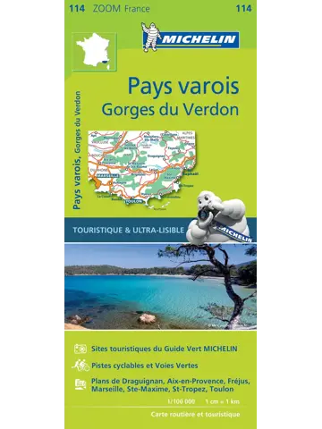 Wegenkaart Zoom 114 Pays Varois
