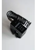 Kabelslot helmslot - zwart - met code