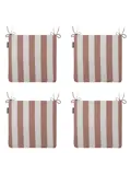 Amora - Tuinstoelkussen Hoge Rug - Set van 4