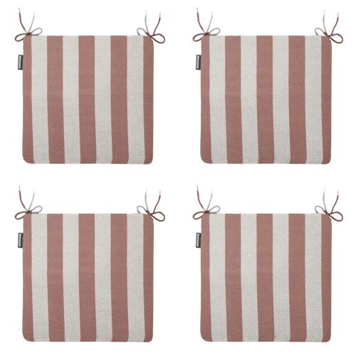 Amora - Tuinstoelkussen Hoge Rug - Set van 4