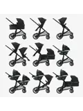 Evy V2 Duo Kinderwagen - Inclusief reiswieg