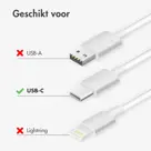 imoshion USB-C naar USB-C kabel 2 meter