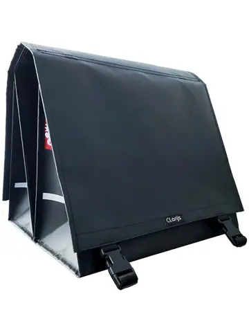 Clarijs fietstas dubbel XL PVC 46L met uitspa