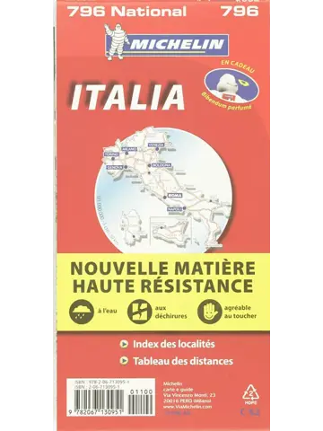 Michelin wegenkaart National 796 Italië