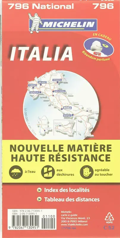 Michelin wegenkaart National 796 Italië