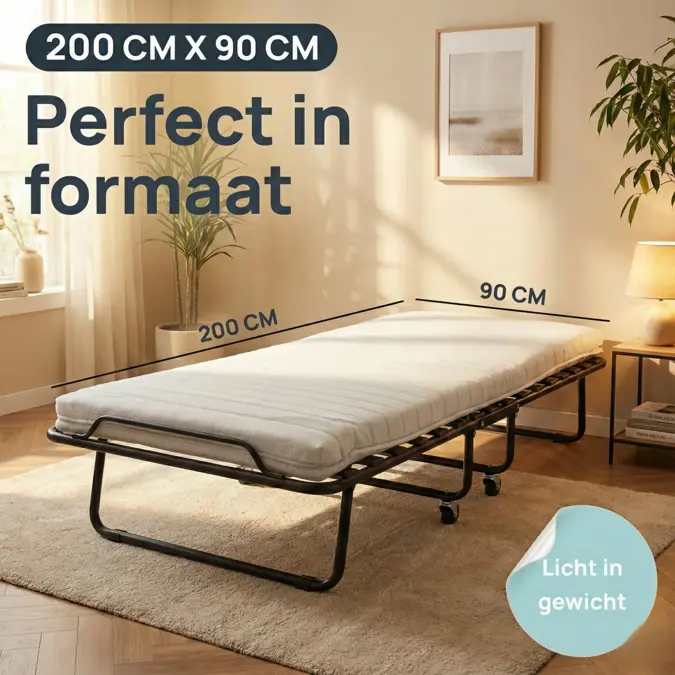 Troonz Campingbed Verona - 90 x 200 cm