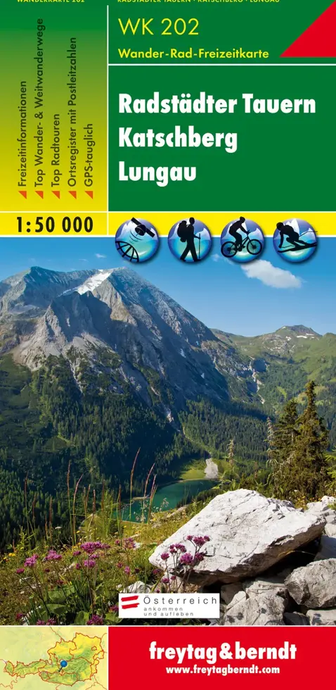 Wandelkaart WK202 Radstädter Tauern