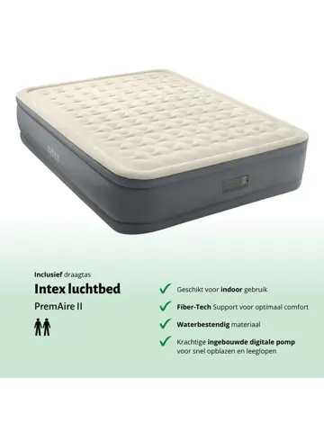 Luchtbed - Intex - 2P - 152x203 + Pomp