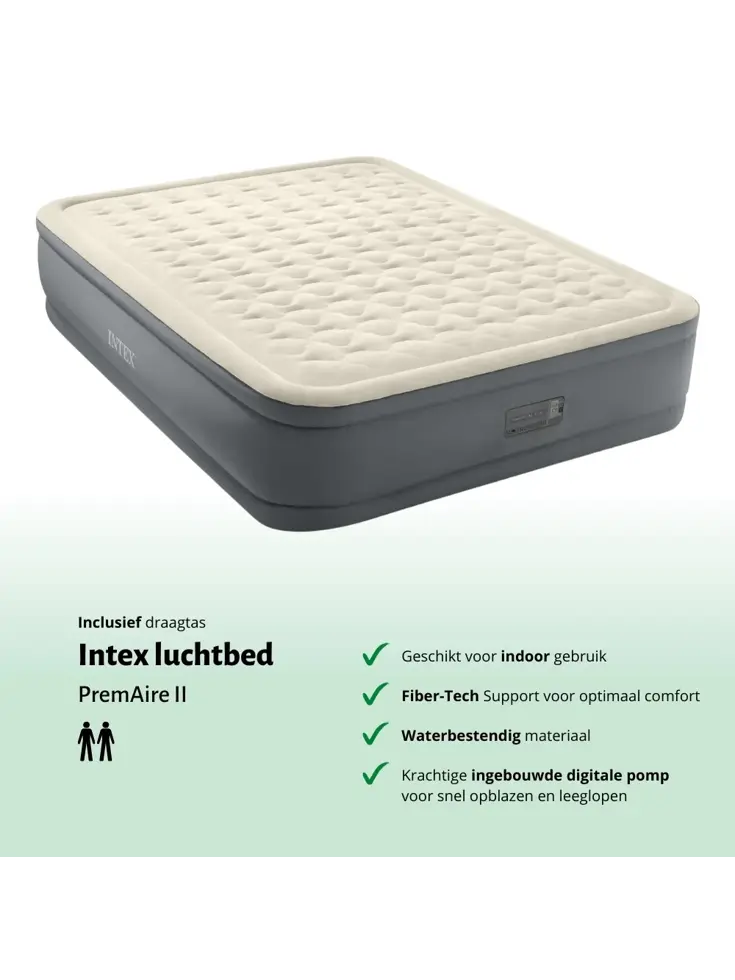 Luchtbed - Intex - 2P - 152x203 + Pomp