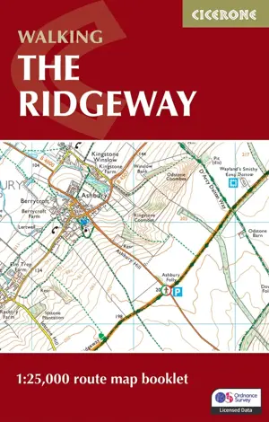 Kaartgids Booklet The Ridgeway Map