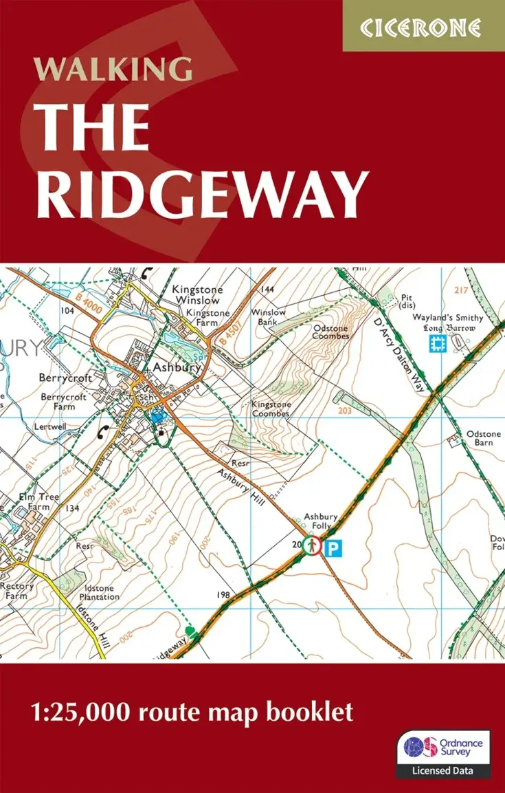 Kaartgids Booklet The Ridgeway Map