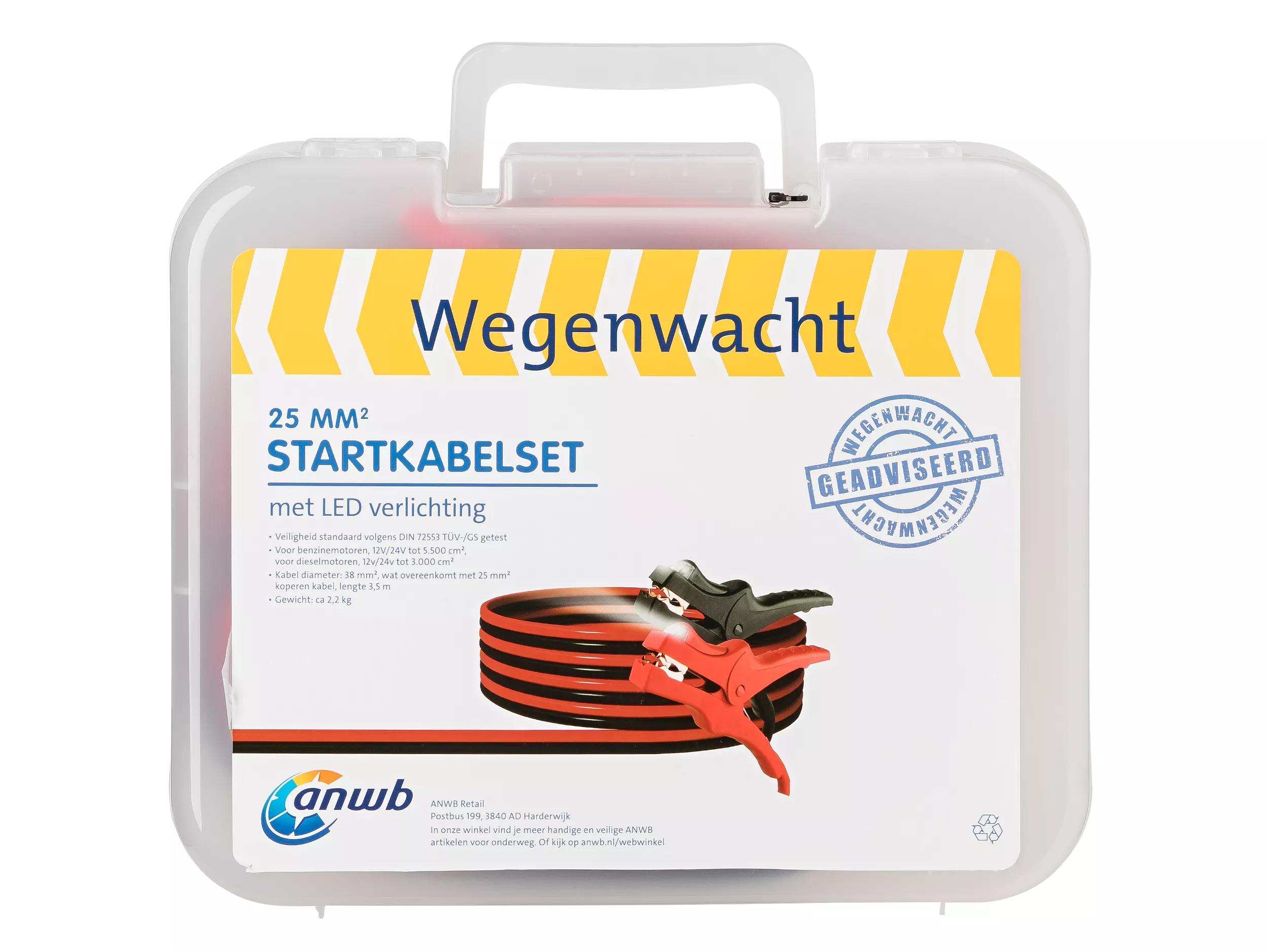 Wegenwacht Startkabelset met LED verlichting –