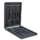 ERRO Klaptafel - 180cm - zwart - wicker