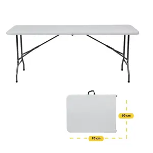 Inklapbare Vouwtafel - 180x70x74cm