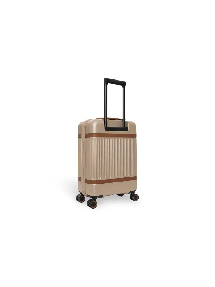 Zuna - Handbagagekoffer - Leren handvatten - 55cm