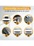 Ijskrabber met antivries deken