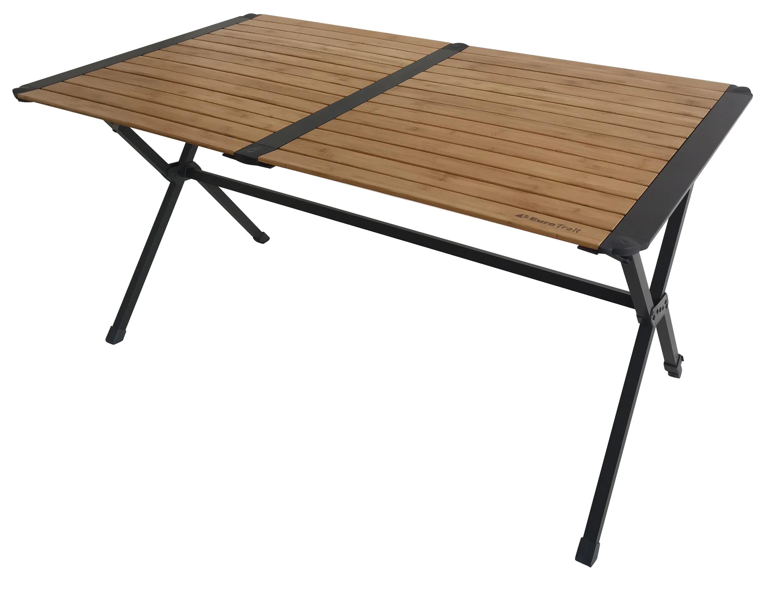 Eurotrail  Campingtafel Chambery L Bamboe  Zwart main product image