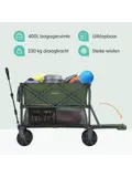 LifeGoods Dubbele Bolderkar – 200KG