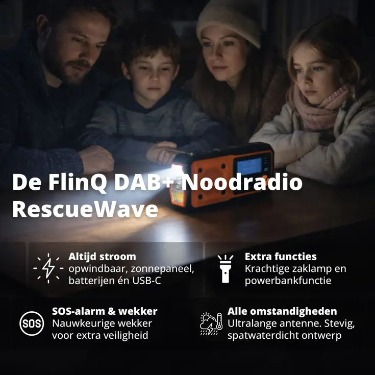 FM/DAB+ Bluetooth Noodradio RescueWave
