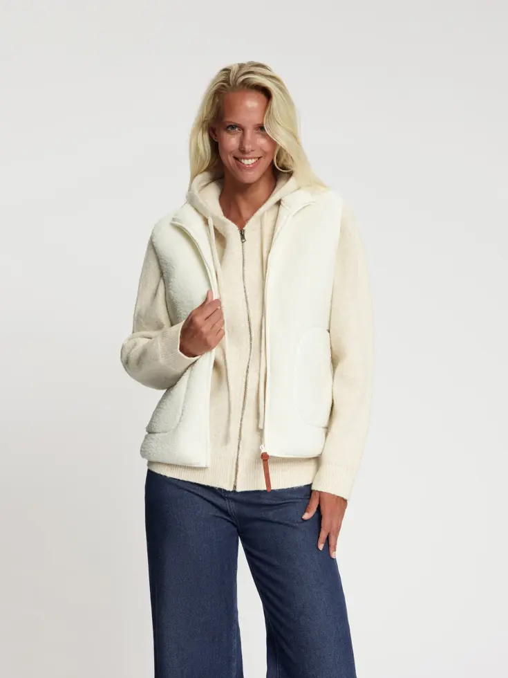 Maya Dames - Outdoor bodywarmer - Teddy