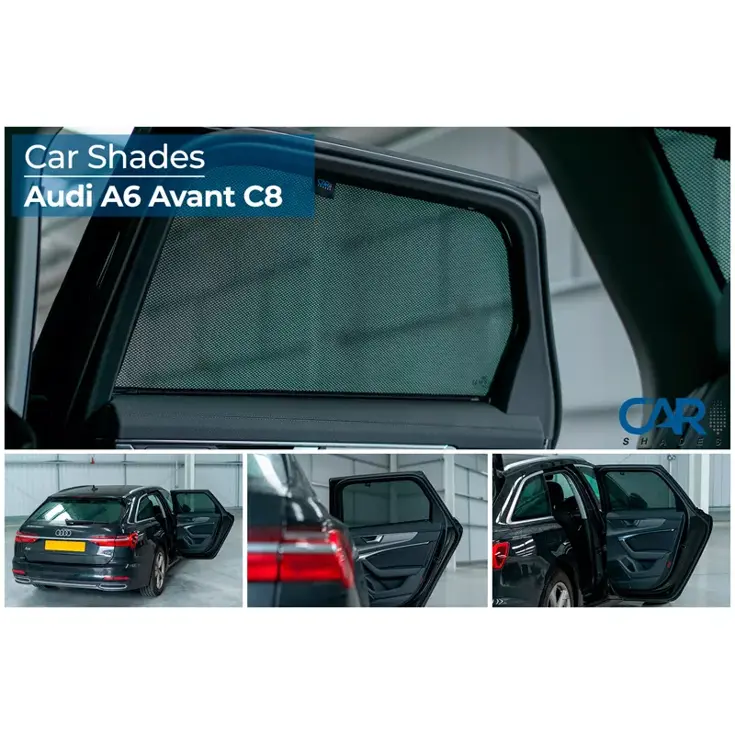 Audi A6 C8 Avant 2018 - Zonneschermen achterportieren - Car Shades