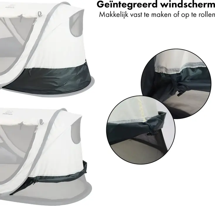 Shane Luxe Campingbedje - Anti-UV 50+ - Peuterbed