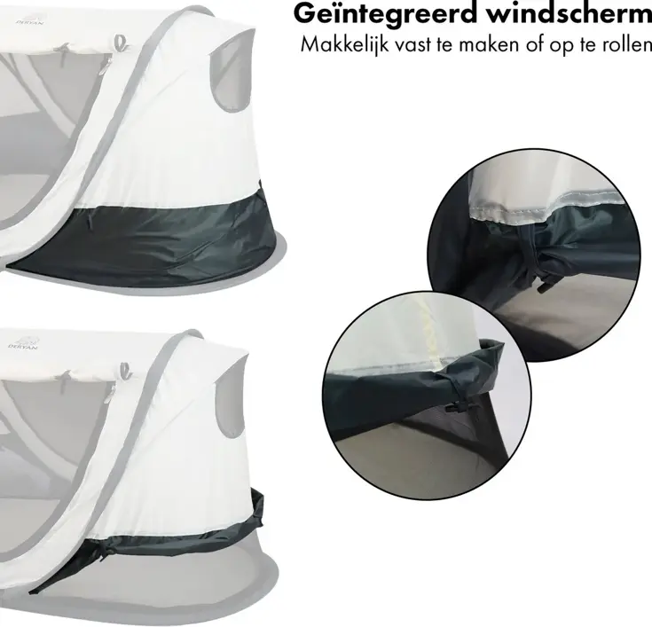 Shane Luxe Campingbedje - Anti-UV 50+ - Peuterbed