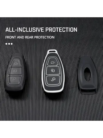 TPU Sleutelhoesje voor Ford zwart K3