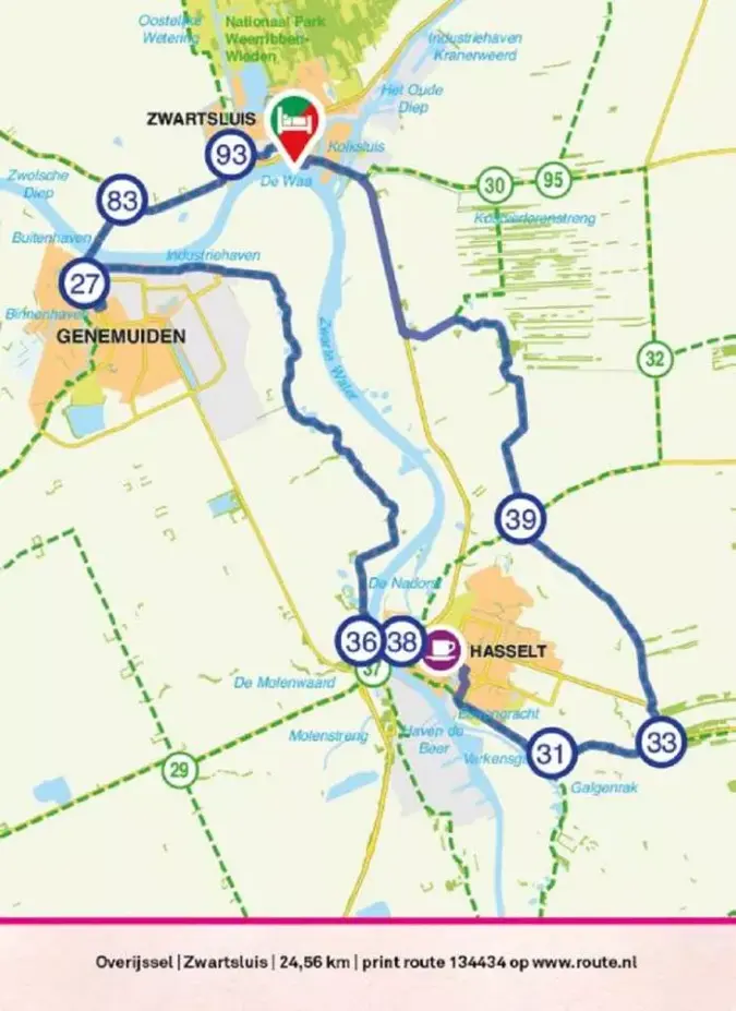 Fietsgids Groots genieten in Overijssel