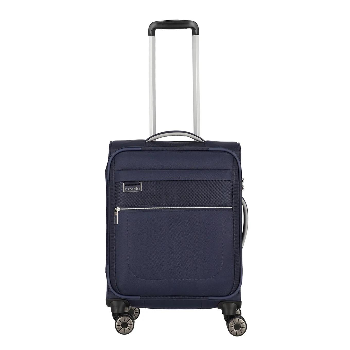 Travelite  4 wheel cabin trolley s  Blauw main product image