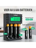 Batterijoplader USB - 4x AA/AAA